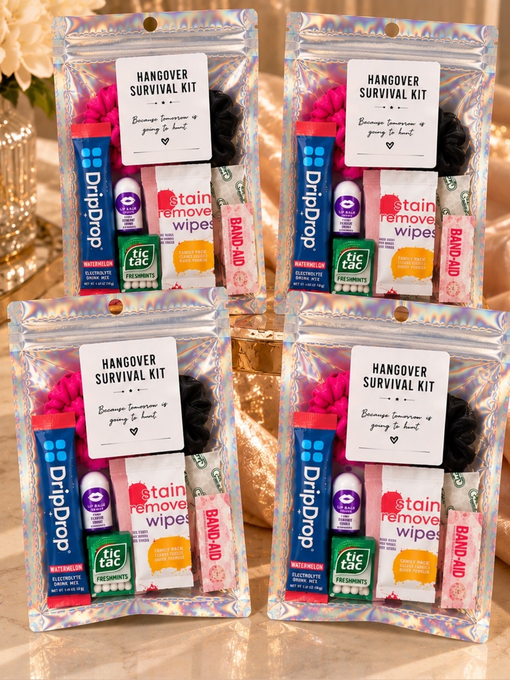Deluxe Hangover Survival Kit | Girls Trip & Bachelorette Party Favor